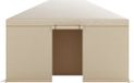 Vevor Winter Gazebo Cover, 3.1 x 4.41 m, Beige Luifel + Beige Bevestigingen, PE