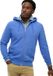 Superdry Essential Logo Zip Hoodie Half Brushed Heren L Chambray Blue