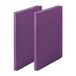 Bellatio Decorations Carnet à couverture rigide - 2x - carnet d'organisation Masterplan - violet - 15 x 21 cm - papier blanc - bande élastique