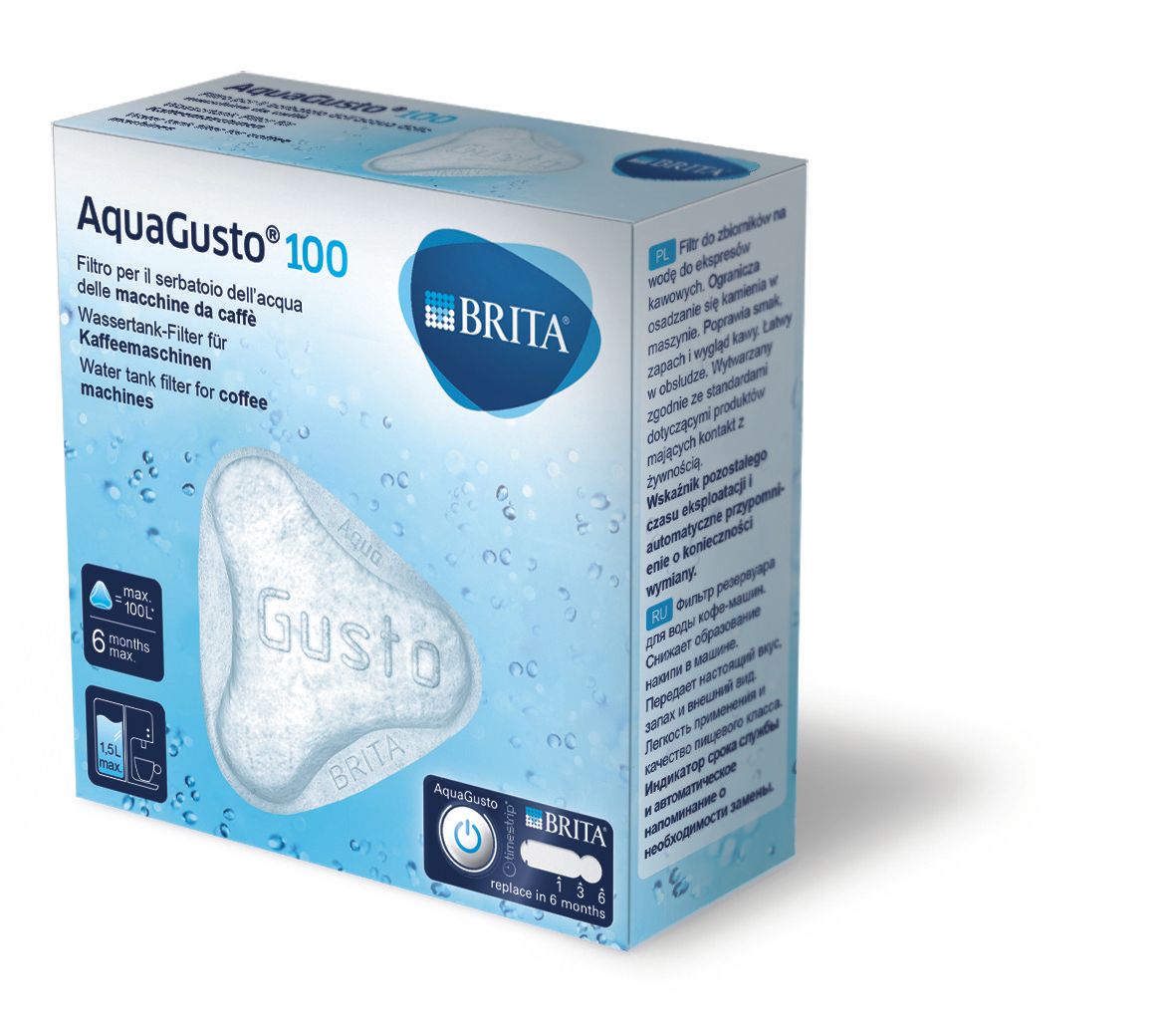 Brita Filter Patroon Aquagusto 100 - Waterfilter voor Koffiemachines
