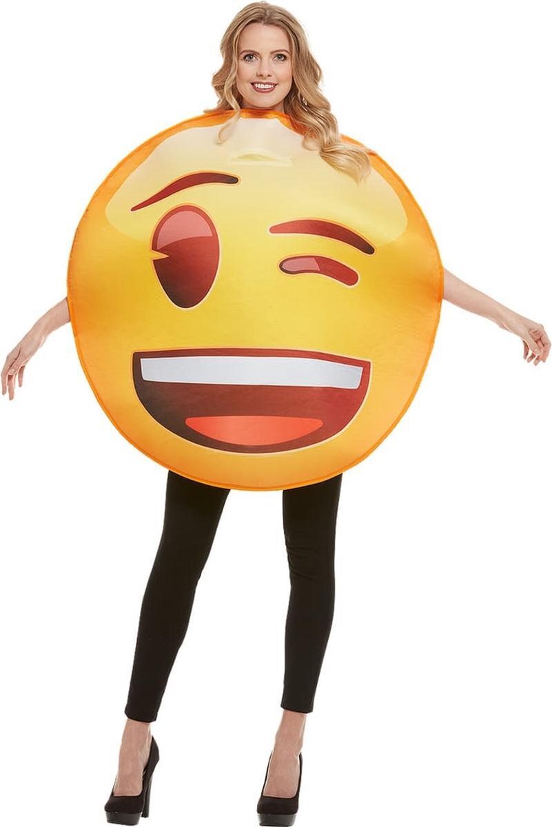 Funidelia Emoji knipoog kostuum