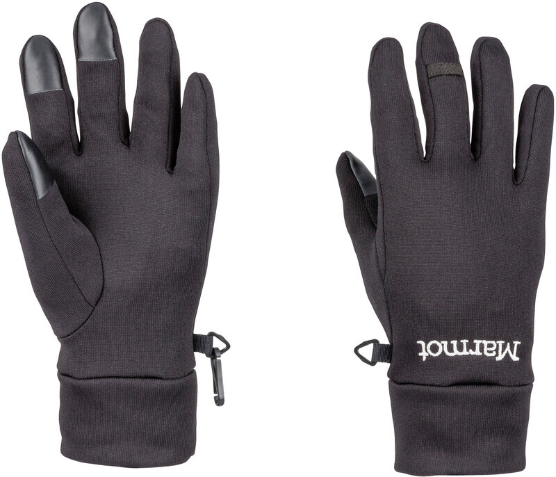 Marmot Marmot Power Stretch Connect Handschoenen Dames, zwart 2023 L | 7,5-8 Softshell Handschoenen