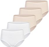 Speidel Dames midi slip 5 pack Cotton & More beige / wit