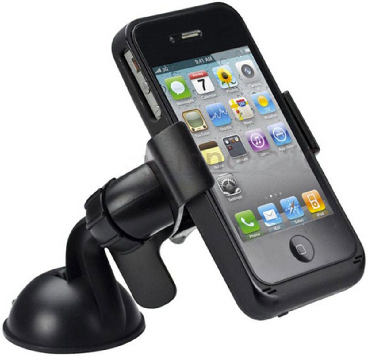 HaverCo Universele telefoonhouder met Zuignap / Raamhouder telefoon voor in de auto