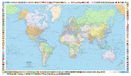Weltkarte Hallwag Kümmerly+Frey AG Welt political wall map laminated