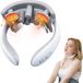Merkloos Nekmassager - Pulsnekmassager - Massageapparaat - Slimme elektrische nekmassager - Verwarmd - Nek- en schoudermassager met meerdere standen