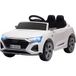 Audi Voiture Électrique Enfant 12v Style Q8, Télécommande, Phares, Musique, Blanche