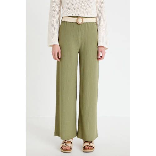 Cache Cache casual broek kakigroen