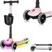 Lionelo Mey Kinderstep – LED-verlichting in wielen & voetplateau – Inklapbaar stuur – Antislip deck – Mandje – ABEC-7 lagers – 4 hoogteposities – Tot 50 kg – Vanaf 3 jaar – Ergonomisch – Rem – Direct gebruiksklaar