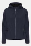 Ilse Jacobsen Martens Fashion Group B.V. Korte softshell regenjas DAYBREAK02 Vrouwen Dark Indigo Polyester