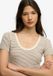 Superdry Athletic Essentials Gestreept T-shirt Dames Kastanjebruine streep