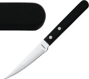 Amefa 12-delige steakmessen - Zwart - Roestvrij staal