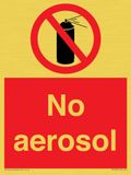 Geen aerosol bord - 150x200mm - A5P