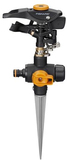 Fiskars 1027029 Pulse Water Sprinkler - Metal - Black, Orange