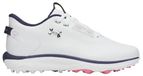 Under Armour Drive Fade 2 SL chaussures de golf pour femmes, blanc et bleu marine