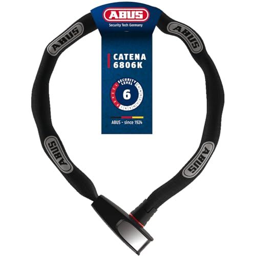 ABUS Kettingslot Catena 6806K, 110 cm, Zwart