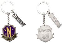 Konix Wednesday Keychain Nevermore Keyrings