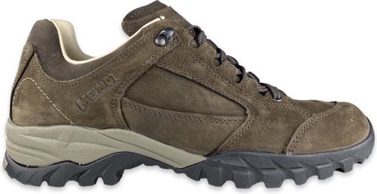 Meindl Lugano M (039) - Heren leren lage wandelschoenen - Mahagoni - Maat 46.5