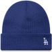 New Era Mlb Mini Logo Cuff La Dodgers Bonnet Bleu