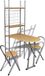 Maison Exclusive - Table de petit-déjeuner extensible avec 2 chaises, adaptée comme table de cuisine