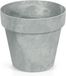 Prosperplast Kunststof bloempot betonlook 17 cm licht grijs