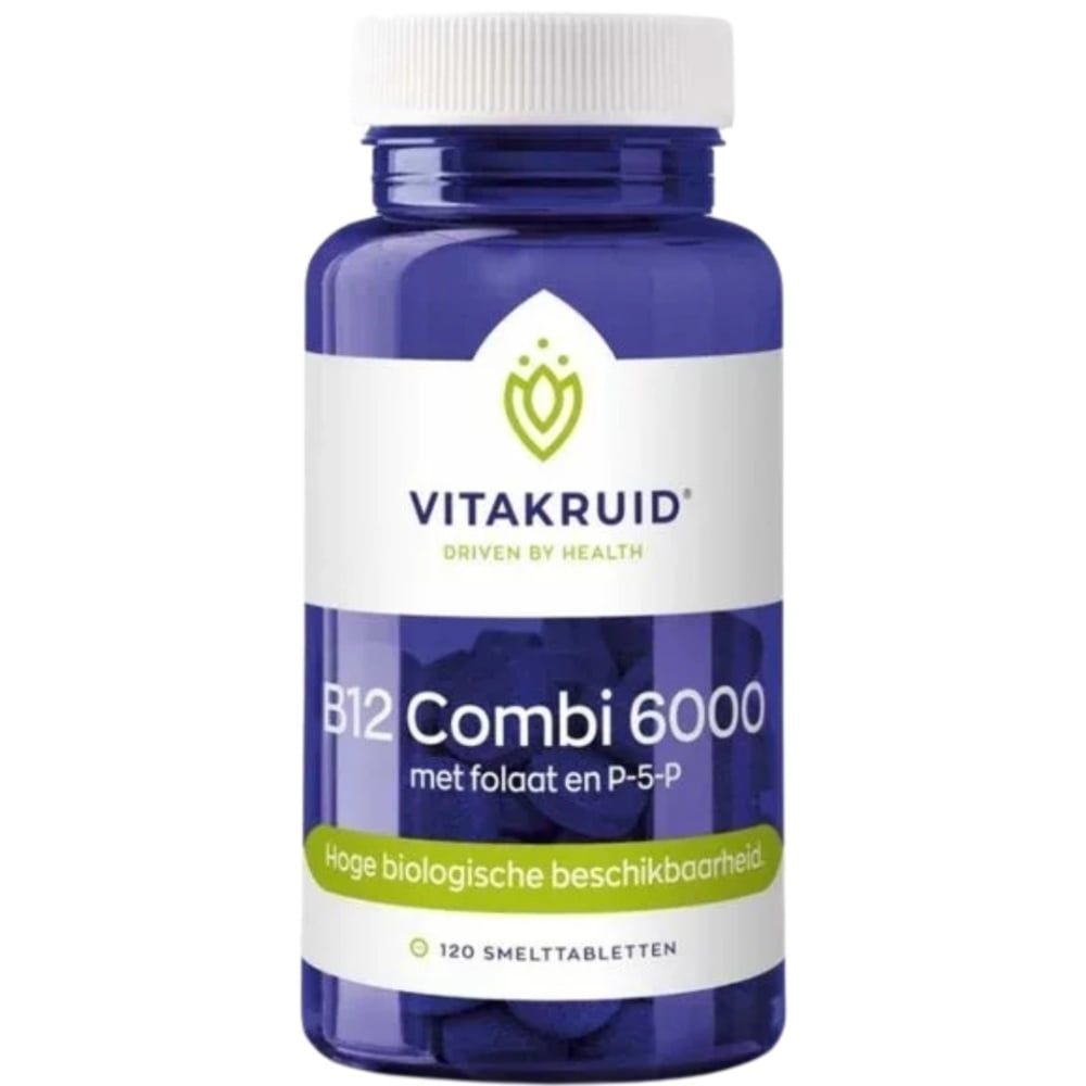 Vitakruid B12 Combi 6.000® met Folaat en P-5-P Smelttabletten