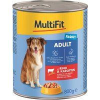 MultiFit Adult ragout Rundvlees en wortelen 12x800 g