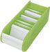 Wedo kaartenbak A8, rolsluiting, 6 steunplaten inclusief 100 kaarten, 21,7 x 9,2 x 7,3 cm, grijs