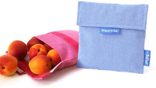 Roll'eat Snack and Go Eco Blue Herbruikbaar Boterhamzakje - 8414606815609