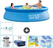 Intex Easy Set Zwembad - 305 x 76 cm - Rond - Blauw - Compleet Pakket