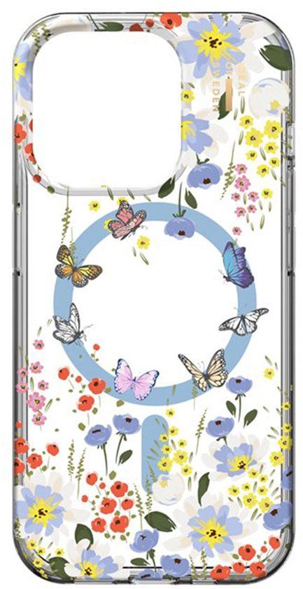 iDeal of Sweden Clear Case MagSafe geschikt voor iPhone 15 Pro - Artistic Garden