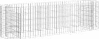 vidaXL Gabion Plantenbak Verhoogd Gegalvaniseerd IJzer 190x50x50 cm