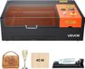 VEVOR CO2-Lasergraveermachine 45w, 300x200 Mm, Tafelmodel CO2-Lasergraveermachine met Roterende As, Luchtassistentie, Compatibel met Lightburn, Coreldraw en Grbl, voor Hout, Acryl en Glas