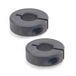 Ganter Normelemente GN 706.2-60-B32-ST 2-60-B32-ST-gespleten stelringen, zwart gedampfoxideerd, diameter d1: 60mm, boring d2: B32, 2 stuks