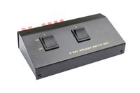 Alcasa 5529-2 audioschakelaar Zwart