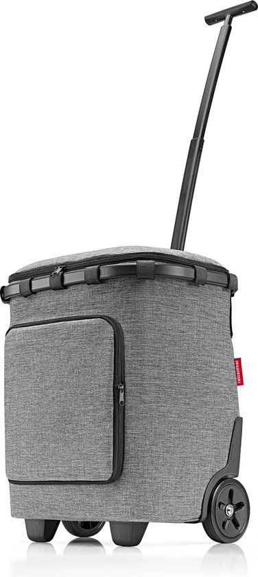 Reisenthel Carrycruiser Plus Boodschappentrolley - Twist Silver Grijs - 46L