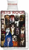 Pets Rock Dekbedovertrek - Lit simple - 140x200 cm - Coton