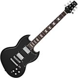 Gear4music Brooklyn Elektrische Gitaar, Zwart