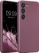 kwmobile metallic telefoonhoesje van TPU - geschikt voor Samsung Galaxy S23 - Metallic Lila
