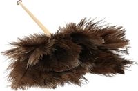 Gerimport plumeau - plumes d'autruche - 66 cm - manche en bois et une boucle de suspension