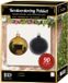 Bellatio Decorations Kaemingk B.V. Kerstballen set 90-delig voor 150 cm boom - Goud met zwarte Kerstversiering