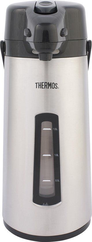 Thermos Pompkan - RVS - 2L - Zilver