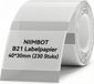 Niimbot B21/B1/B3S Labels - 40x30mm - Transparant - 230 vellen