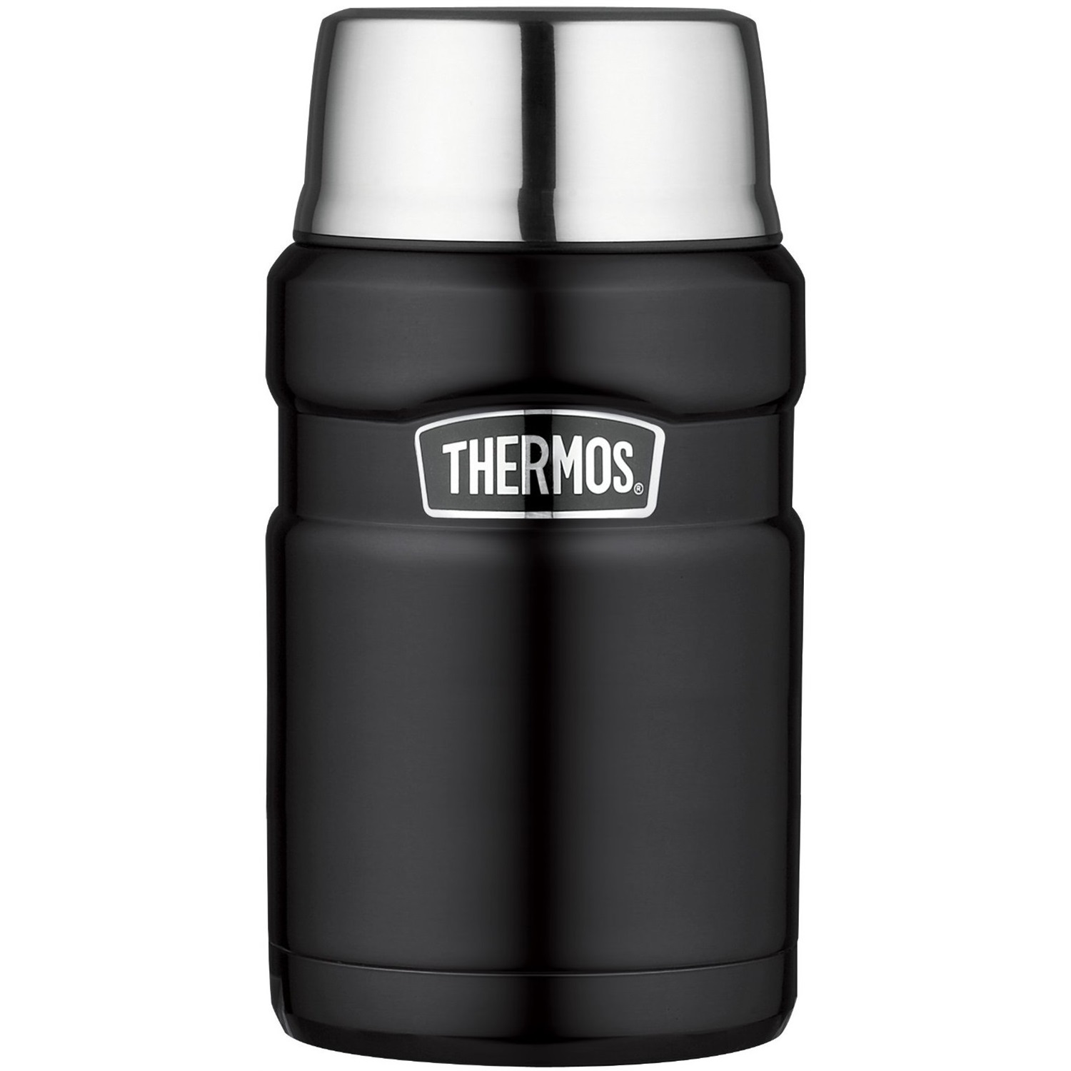 Thermos King voedselcontainer - 0 71 L - mat zwart