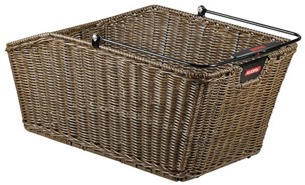 KlickFix Structura GT Fietskoffer- & Mand met mandclip, brown