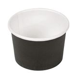 50 stuks - kleine glazen 30 ml 210 + 18 Pe G/M2 Ø 6,15/5 x 4 cm zwart karton