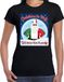 Bellatio Decorations FoutItalie Kerst t-shirt / shirt - Christmas in Italy we know how to party - zwart voor dames - kerstkleding / kerst outfit XXL