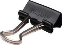 MAUL Jakob Maul GmbH Papierklem Foldback mauly© 214, 15 mm, 12 stuks