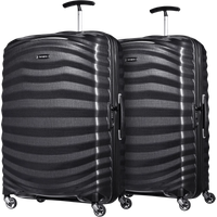 Samsonite Lite-Shock Spinner 75cm Duo Pack Black