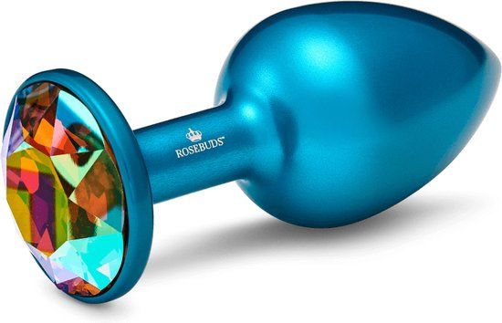Rosebuds™ Medium Alu Blue Crystal